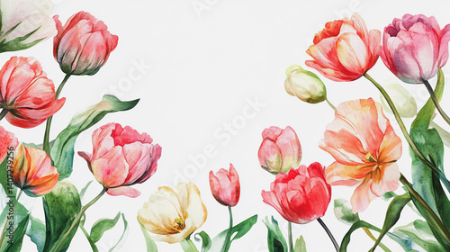 Wallpaper Mural Elegant wedding invitation card background . Minimal hand painted watercolor botanical flowers texture template background. Design for wedding, vip cover, poster, rsvp moderncard.Valentine's Day Torontodigital.ca