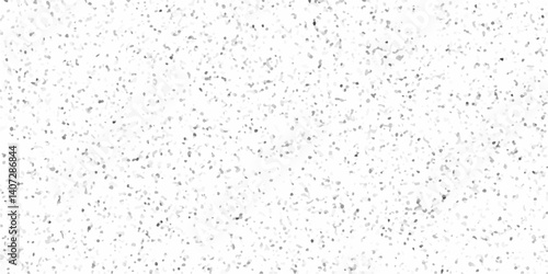 Abstract gray and white quartz terrazzo marble tile background. Terrazzo flooring consists of chips of marble texture. Rock backdrop textured illustration. Geometric background.