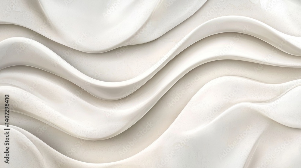 Abstract wavy white texture