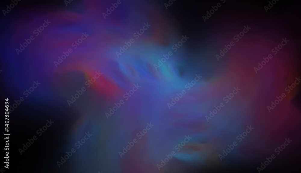 Fractal colored abstract on black background