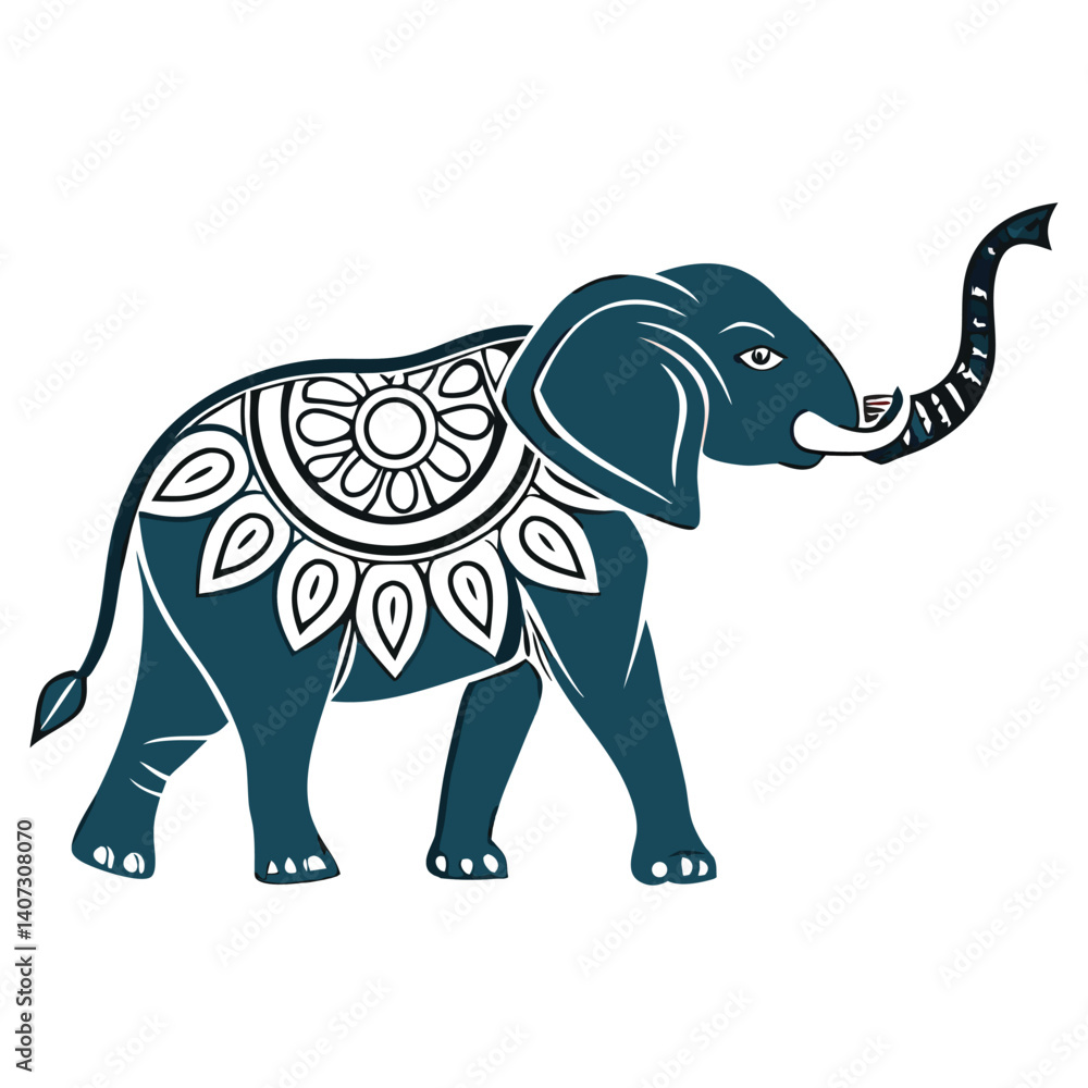 Elephant mandala vector illustration work 03 Elephant mandala vector illustration work 03