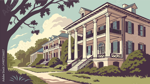 Southern plantation-style homes in Charleston – South Carolina
