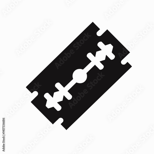 Razor Edge Silhouettes in black on a white background