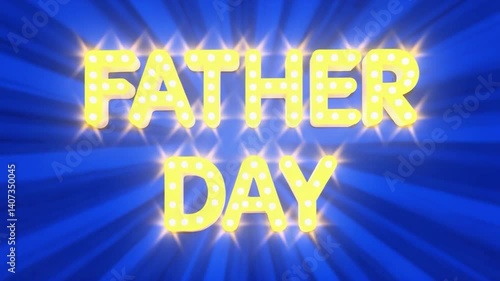 Father's Day poster or banner template. Promotion and shopping template or background for Love and Father's day concept. Vector illustration eps 10