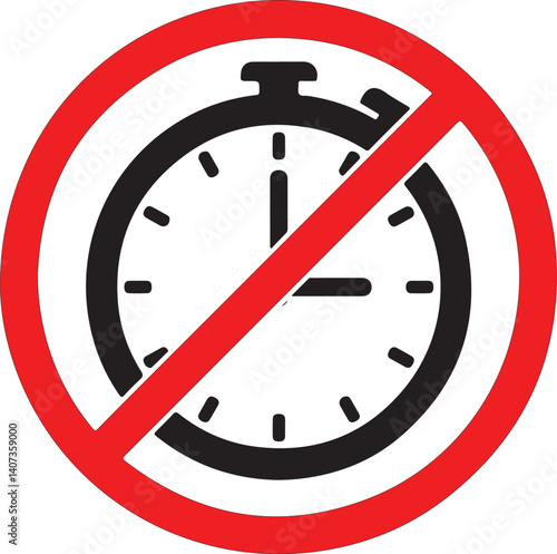 Illustration of a forbidden signal with a clock