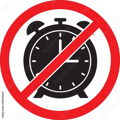 Illustration of a forbidden signal with a clock