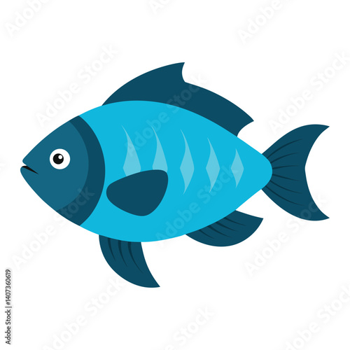  tilapia fish on white background