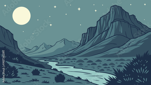 Starry night over Big Bend National Park – Texas
