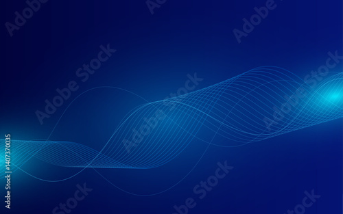 Abstract Wave, Line Particle Technology Background.Trendy.abstract background.Line simple design,modern .Vector illustration