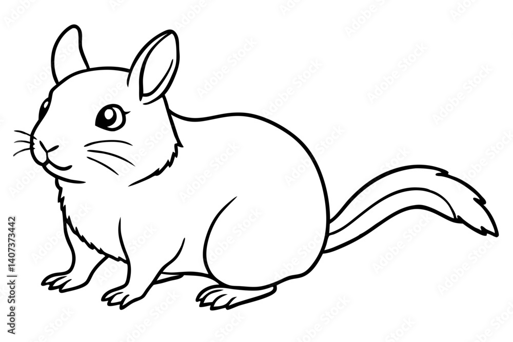 Pika Sketch Vector Pika Sketch Vector