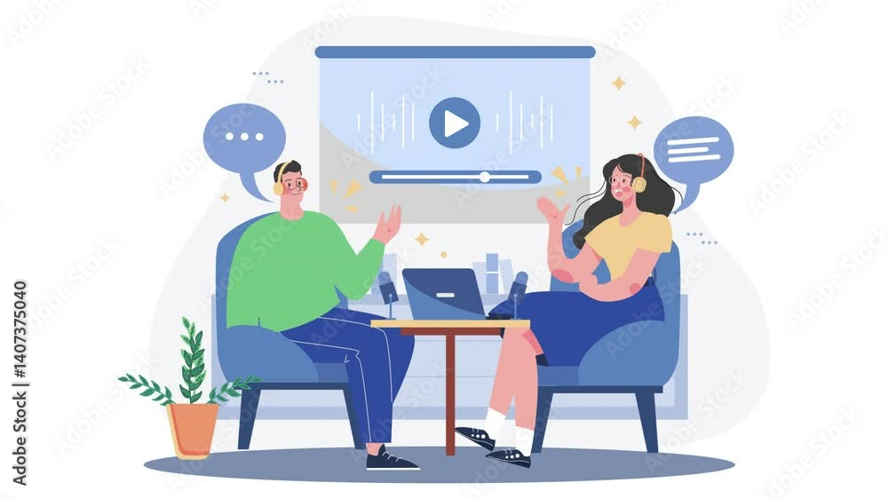 Podcast Duo Recording Session Explainer Podcast Duo Recording Session Explainer