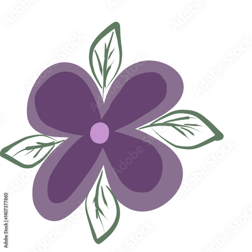 vector illustration of a flower