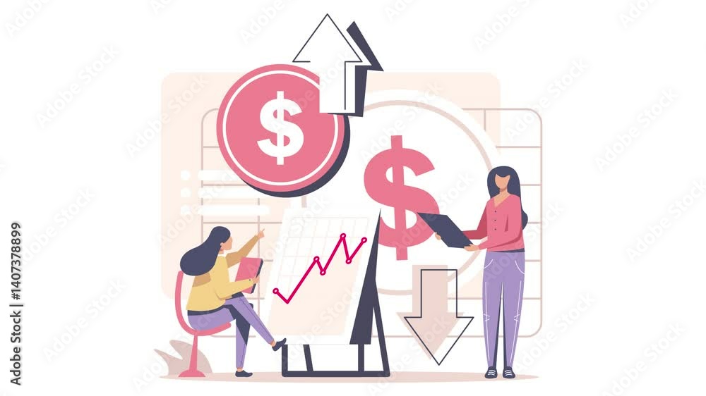 Smart Investment Introduction Animation Scene Smart Investment Introduction Animation Scene