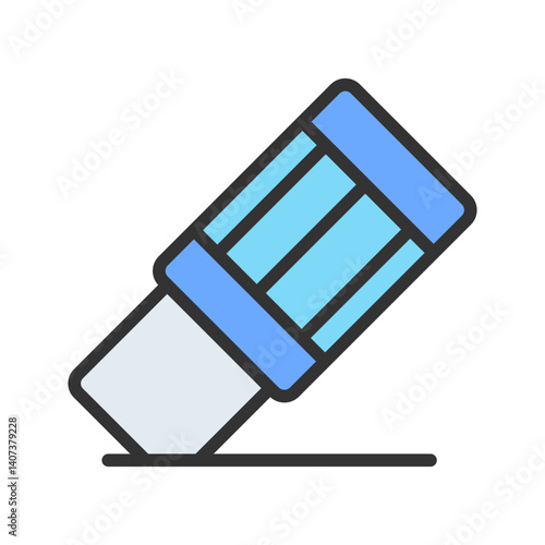 Eraser icon vector image. Suitable for mobile apps, web apps and print media.