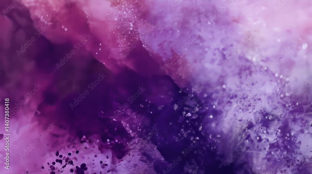Fototapeta premium abstract purple and pink watercolor paint background.