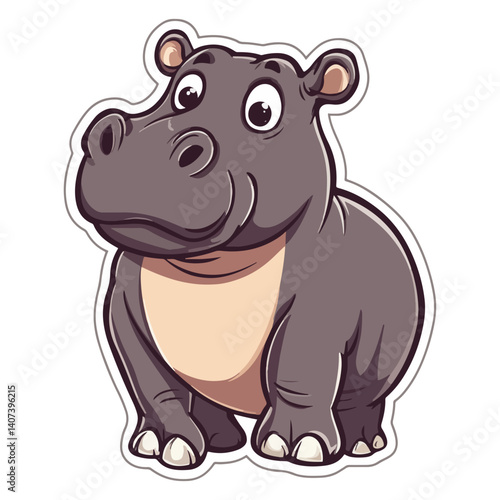hippopotamus, animal, vector, transparent background