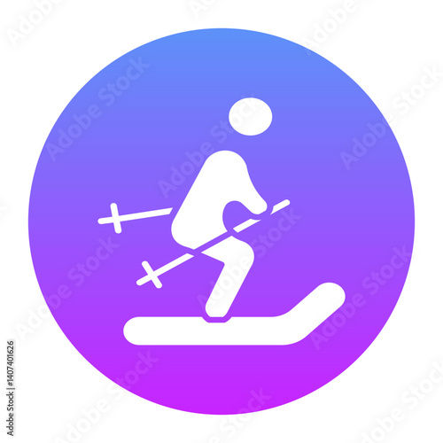 Ski Run Icon