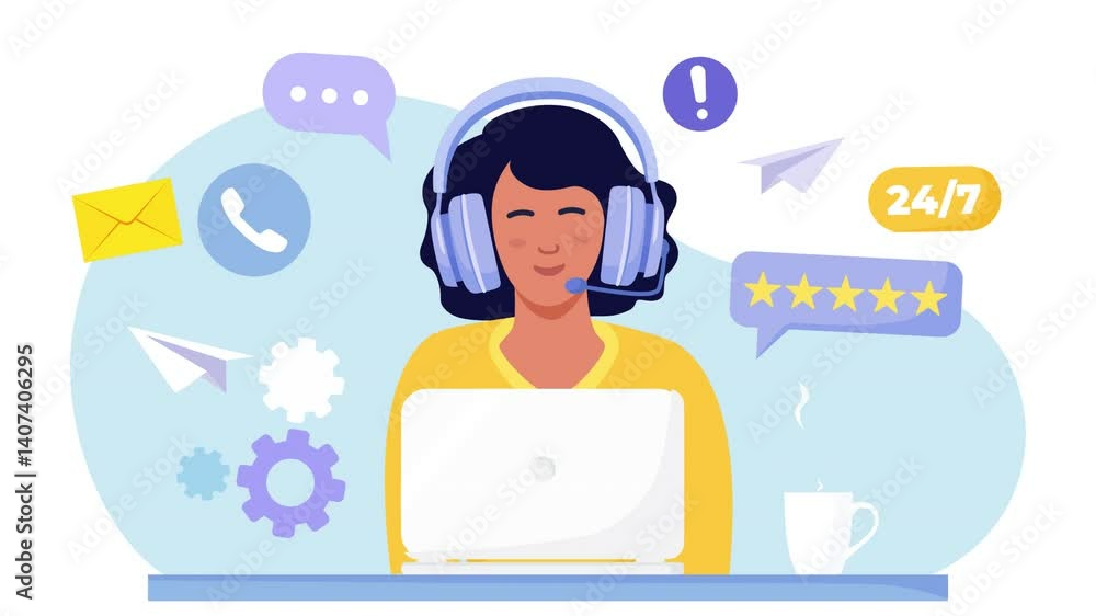 Customer Chat Support Interface Explainer Customer Chat Support Interface Explainer