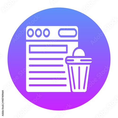 Data Erasure Icon