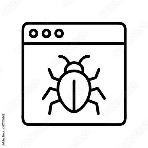 Website bug error page not found problem online virus malware detected system failure warning alert