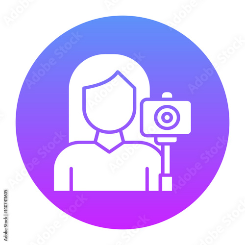 Female Vlogger Icon