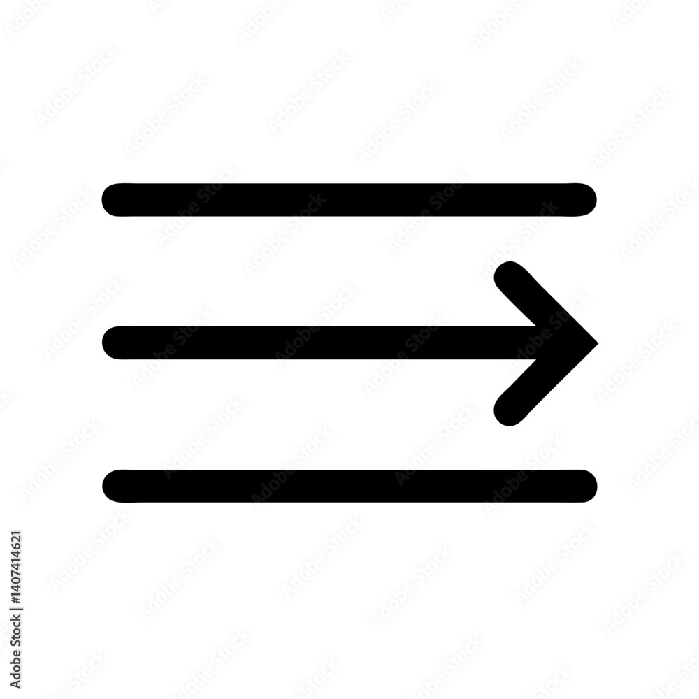 indent icon vector illustration indent icon vector illustration