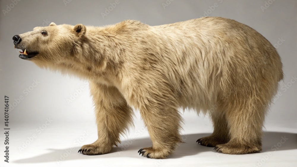 Fototapeta premium Arctodus on studio background 