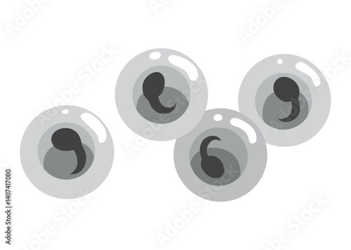 Frog life cycle stage. Egg. Wild water animal, development toads. Amphibian illustration. Hand drawn colorful diagram on white background