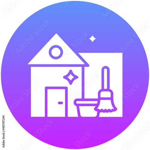 Home Cleaning Icon