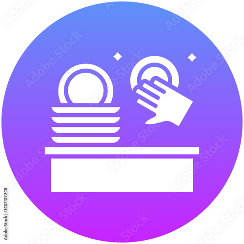 Wash Dishes Icon