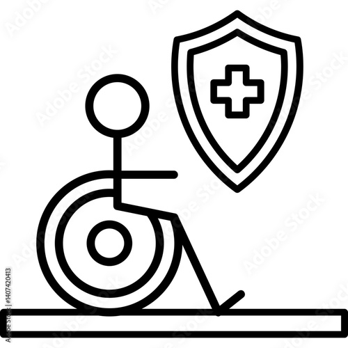 Public Disability Coverage Icon