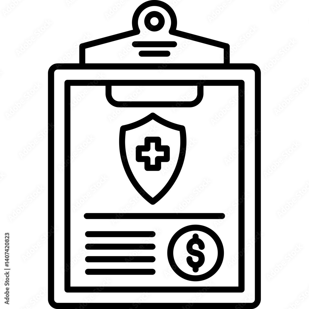 Medical Expense Aid Icon Medical Expense Aid Icon