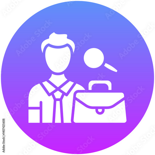 Job Seeker Male Icon