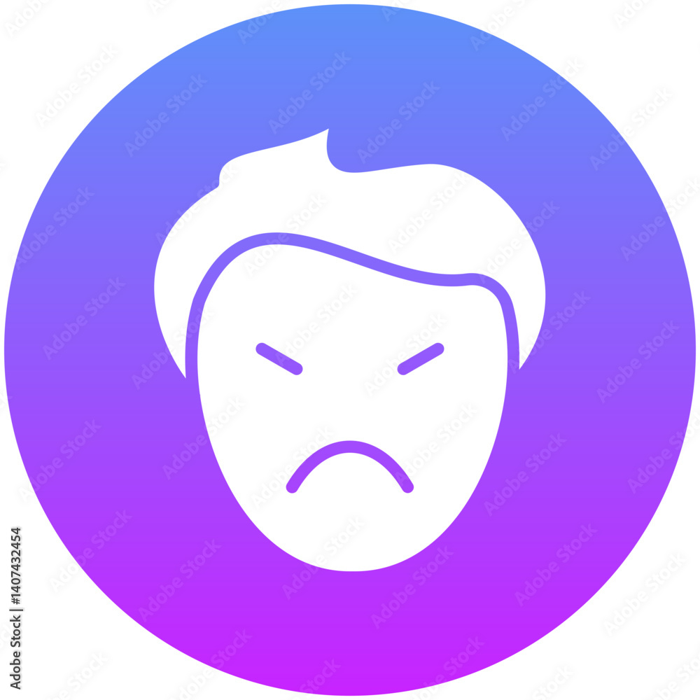 Negative Emotion Icon Negative Emotion Icon