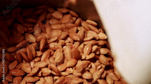 Plum pits separation in distillery