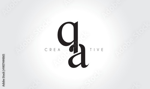 qa letters Creative Monogram Logo Concept