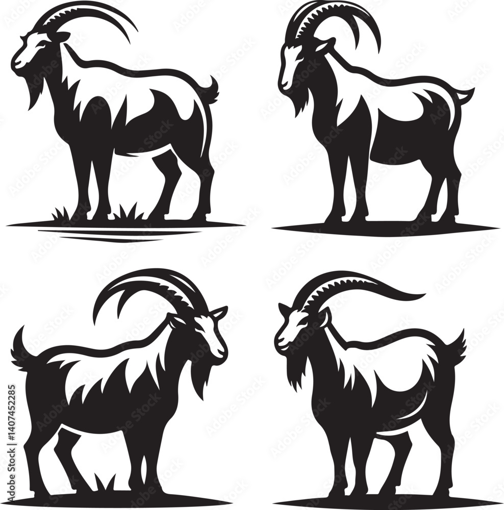 animal design set silhouette victor isolated on the white background. animal design set silhouette victor isolated on the white background.