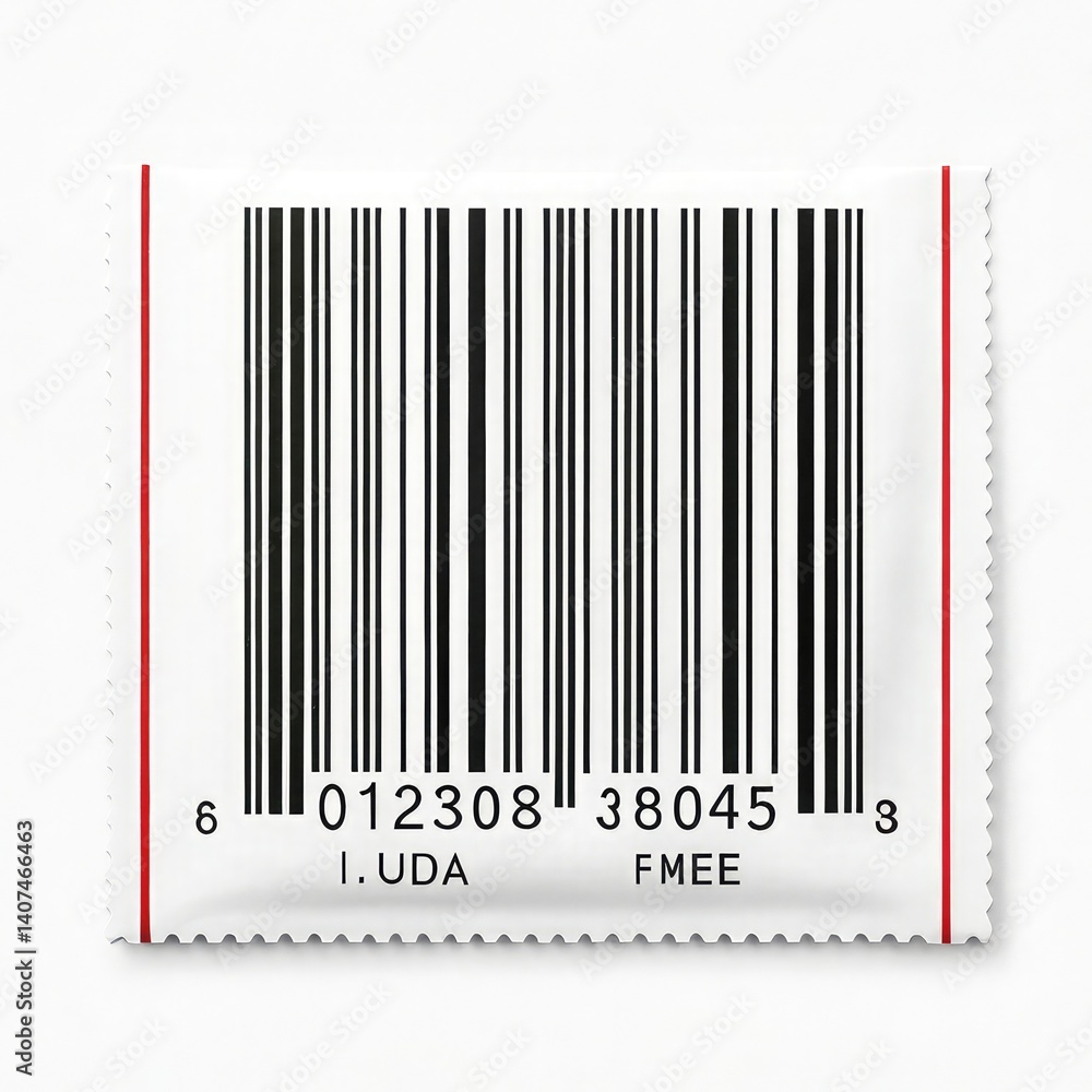 bar code on transparent background, barcode