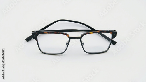 Modern Tortoiseshell Gradient Eyewear Flat Lay