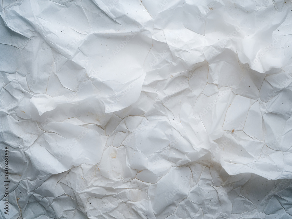 Fototapeta premium Tissue texture with soft paint lifting forms delicate patterns, creating random interest