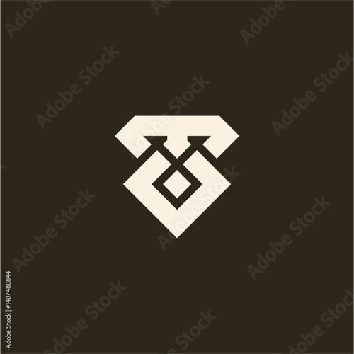 TU Monogram logo concept with nice shape
