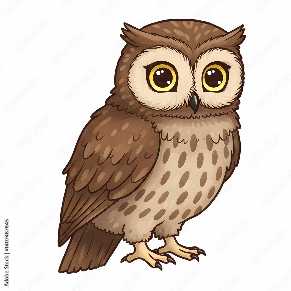 Obraz premium owl vector illustration