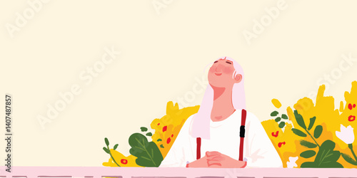 An animated, elder person w...