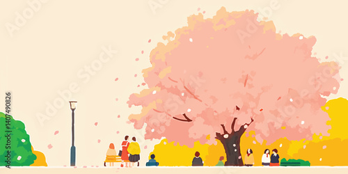 A peaceful outdoor scene, i...