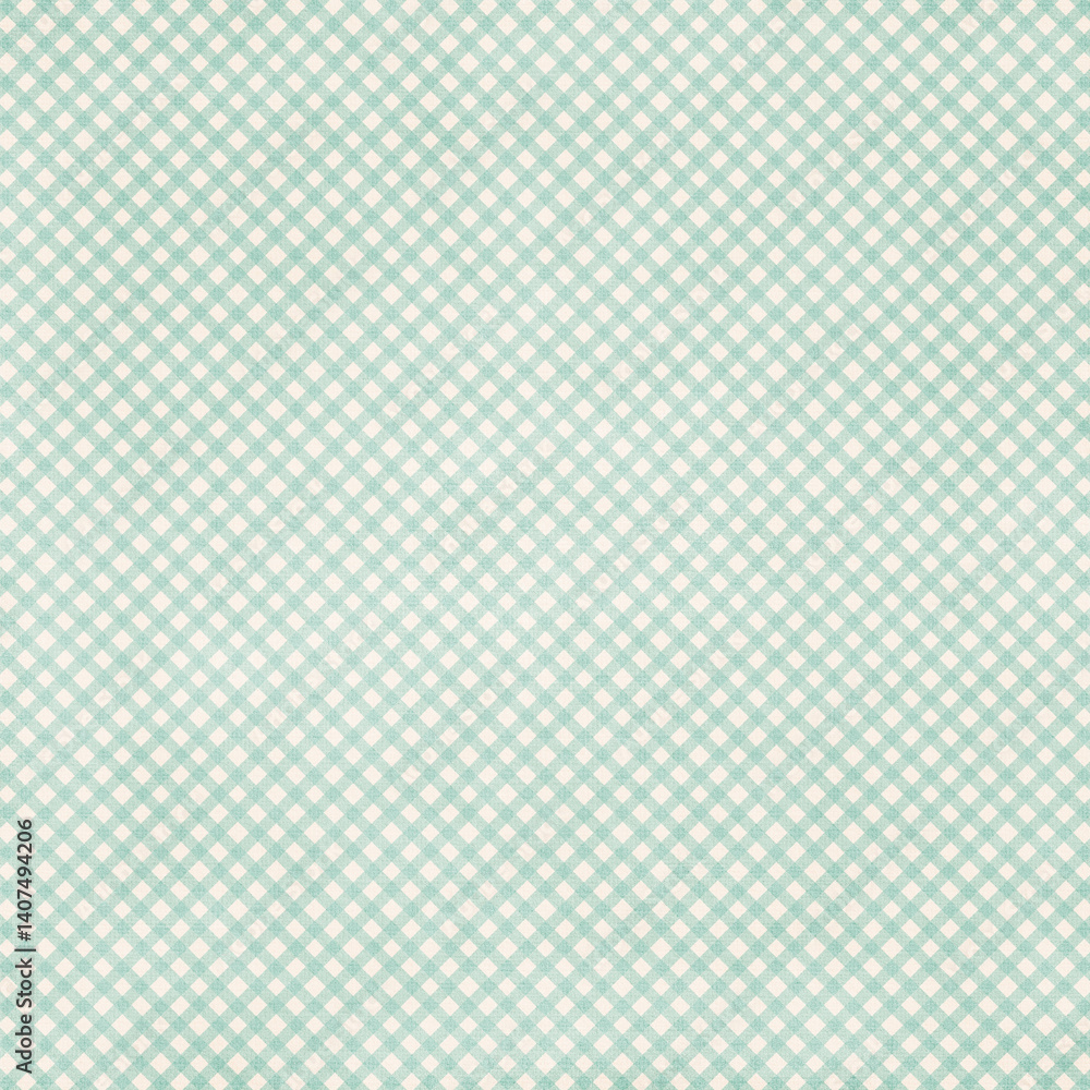 Green plaid gingham, scottish tartan texture, grid graph paper with rhombus squares pattern, picnic napkin and curtain tablecloth, vector seamless geometric checkered fabric Green plaid gingham, scottish tartan texture, grid graph paper with rhombus squares pattern, picnic napkin and curtain tablecloth, vector seamless geometric checkered fabric
