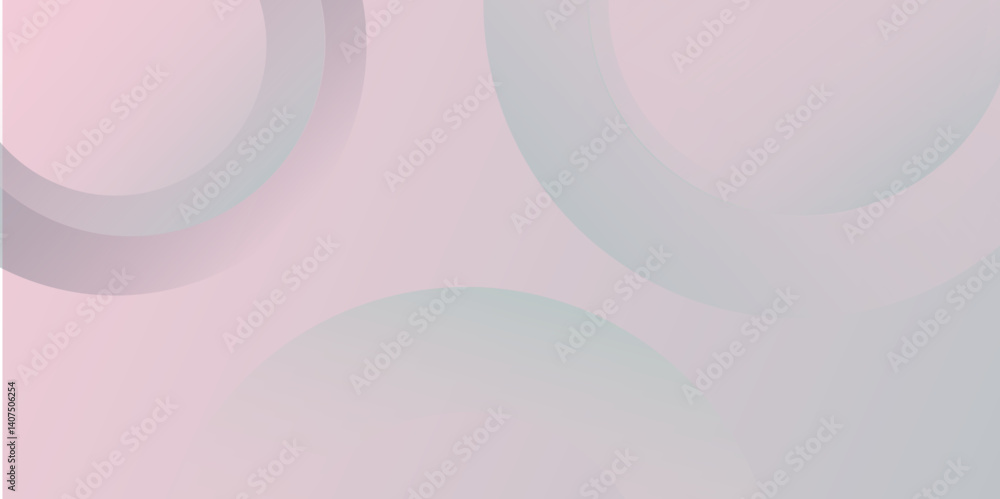 A gentle pastel pink and blue gradient background with soft, curved shape.Modern geometric banner ad for beauty products, pink color background.  vector illustration.