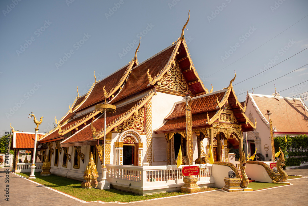 Naklejka premium THAILAND PHRAE WAT SUNG MEN