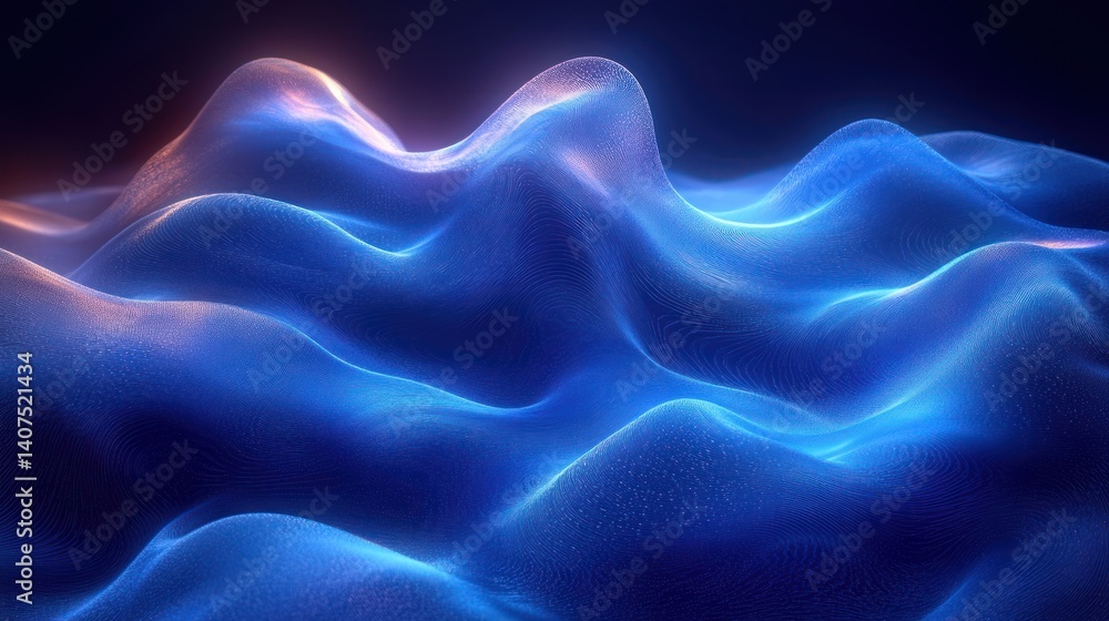 abstract technology background neon glow blue wave patterns futuristic digital art abstract technology background neon glow blue wave patterns futuristic digital art