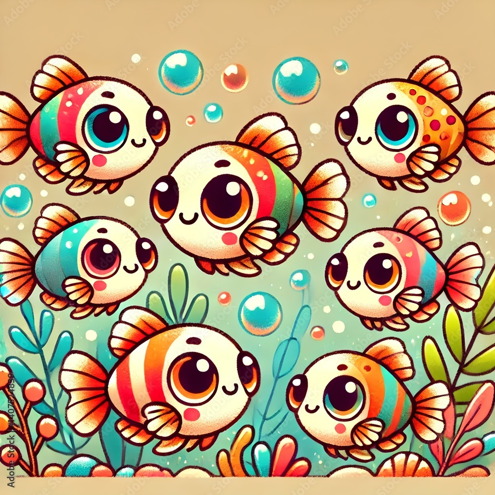 Naklejka premium fish