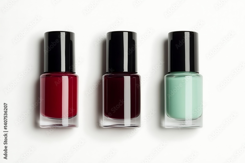 3 bottles of nail polish 3 bottles of nail polish